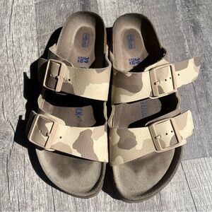 Birkenstock Tan Camo Sandals